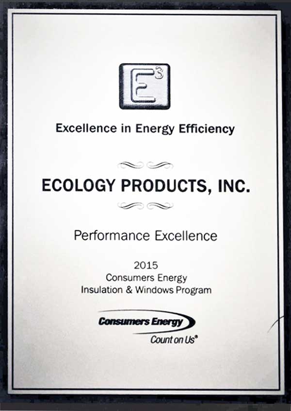 Consumers Energy 2015 Performance Excellence Award